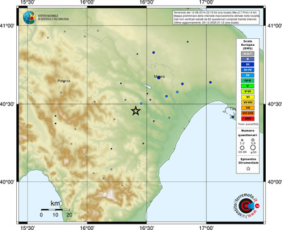Mappa EMS - località