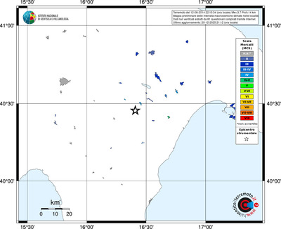 Mappa MCS - territori località