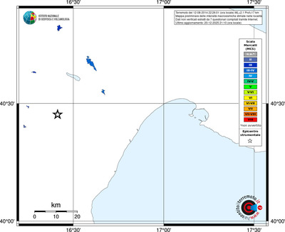 Mappa MCS - territori località