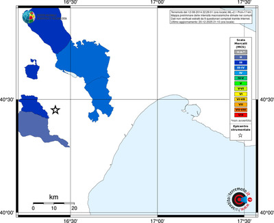 Mappa MCS - territori comuni