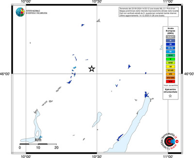 Mappa EMS - territori località