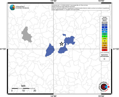 Mappa MCS riferita ai limiti comunali