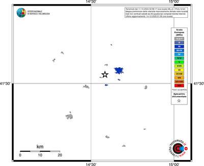 Mappa EMS - territori località