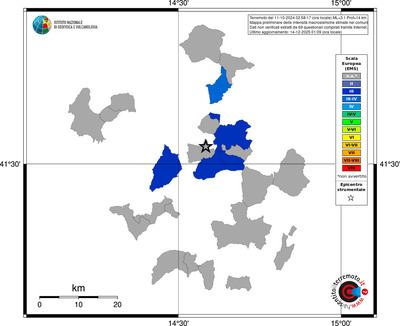 Mappa EMS - territori comuni