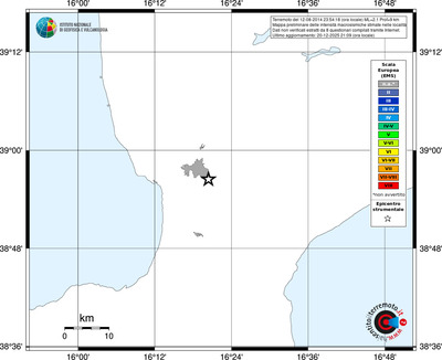 Mappa EMS - territori località