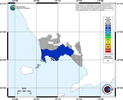 Mappa EMS - territori comuni