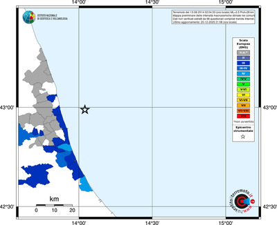 Mappa EMS - territori comuni