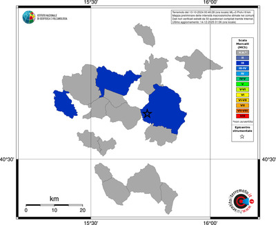 Mappa MCS - territori comuni