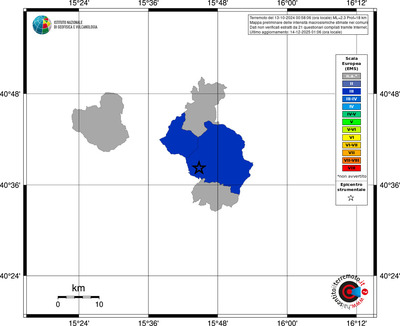 Mappa EMS - territori comuni