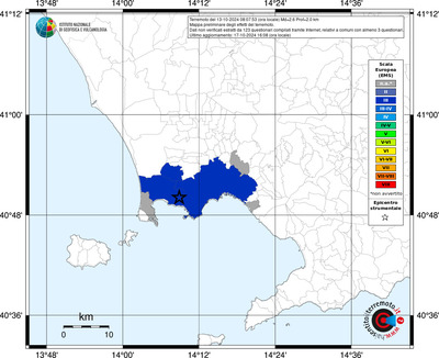 Mappa EMS riferita ai limiti comunali