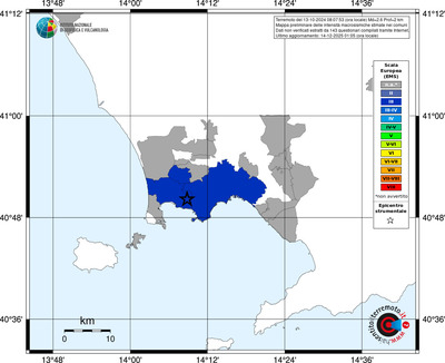 Mappa EMS - territori comuni