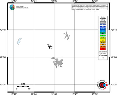 Mappa EMS - territori località