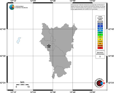 Mappa EMS - territori comuni