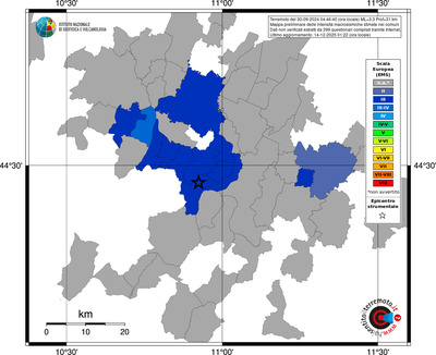 Mappa EMS - territori comuni