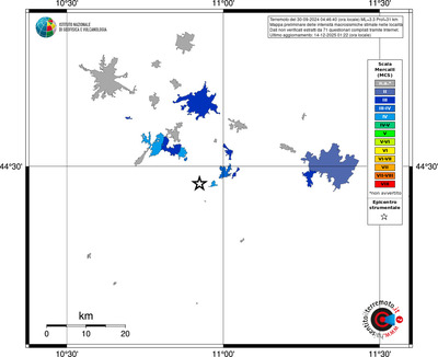 Mappa MCS - territori località