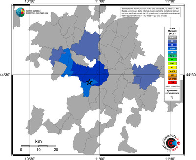Mappa MCS - territori comuni