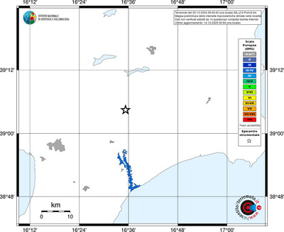 Mappa EMS - territori località