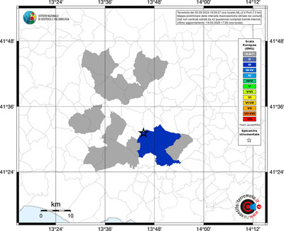 Mappa EMS - territori comunali
