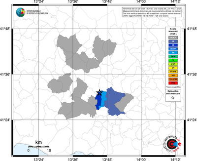 Mappa MCS - territori comunali