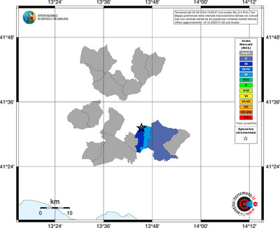 Mappa MCS - territori comuni