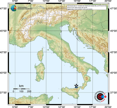 Comuni coperti dal Servizio Info-Terremoti