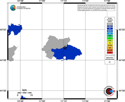 Mappa EMS - territori comuni