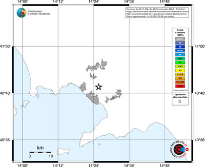 Mappa EMS - territori località