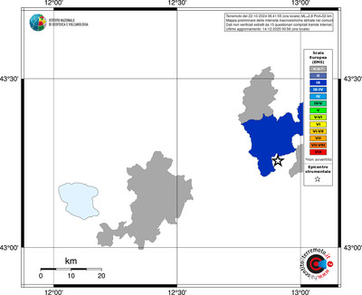 Mappa EMS - territori comuni
