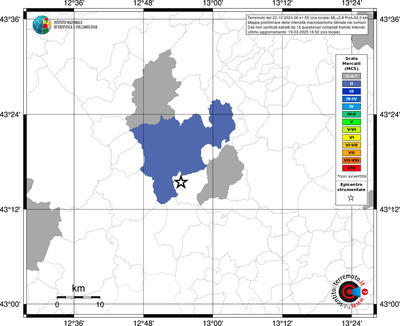 Mappa MCS - territori comunali