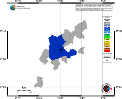 Mappa EMS - territori comuni
