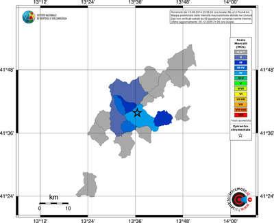 Mappa MCS - territori comuni