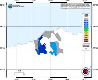 Mappa EMS - territori comuni