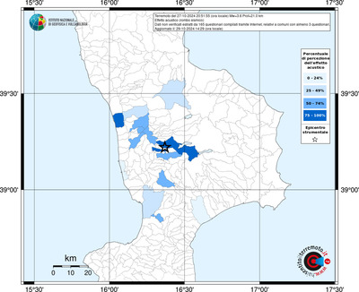 Mappa effetto tematico riferita ai limiti comunali