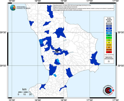 Mappa EMS riferita ai limiti comunali