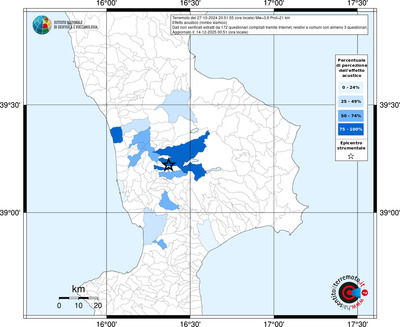 Mappa territorio comunale con almeno 3 questionari