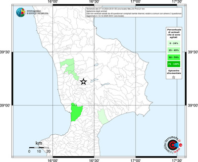 Mappa territorio comunale con almeno 3 questionari