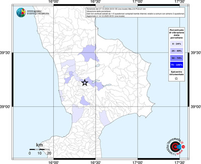 Mappa territorio comunale con almeno 3 questionari