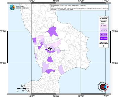 Mappa territorio comunale con almeno 3 questionari