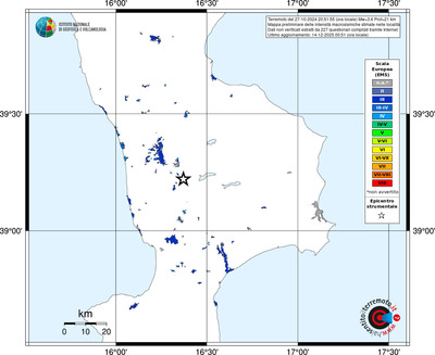Mappa EMS - territori località