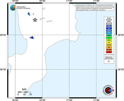 Mappa EMS - territori località