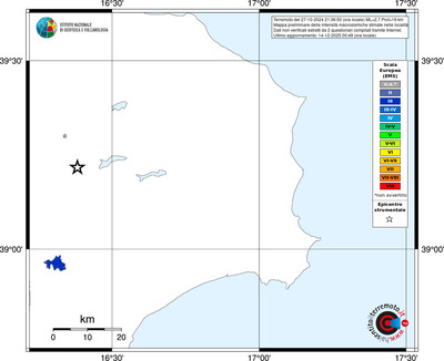 Mappa EMS - territori località