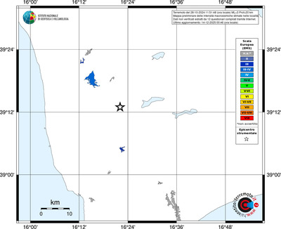 Mappa EMS - territori località