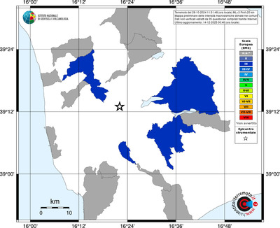Mappa EMS - territori comuni