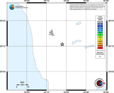 Mappa EMS - territori località