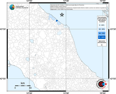 Mappa territorio comunale con almeno 3 questionari
