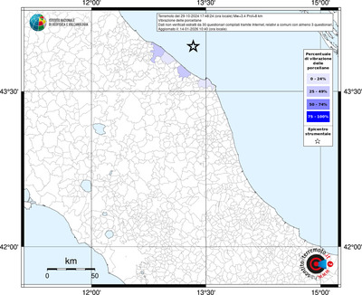 Mappa territorio comunale con almeno 3 questionari