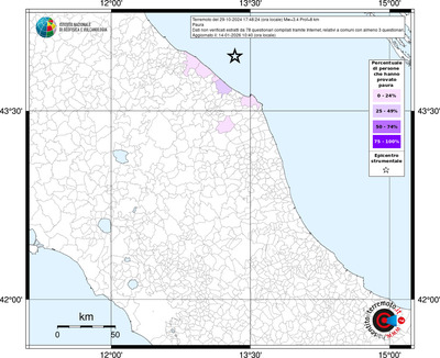 Mappa territorio comunale con almeno 3 questionari
