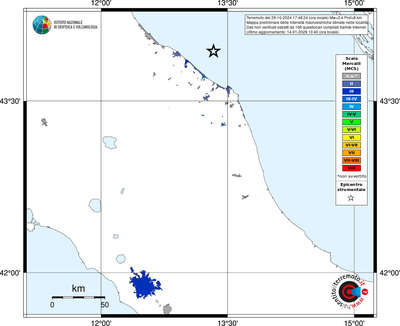 Mappa MCS - territori località