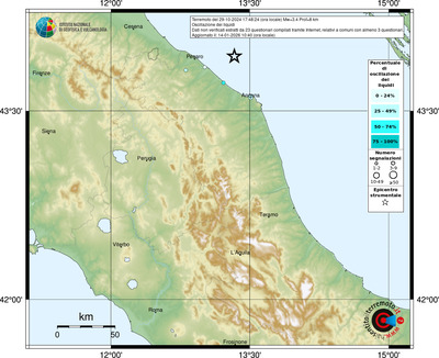Mappa comuni con almeno 3 questionari