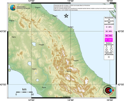 Mappa comuni con almeno 3 questionari